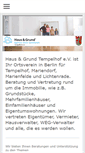 Mobile Screenshot of haus-und-grund-tempelhof.de